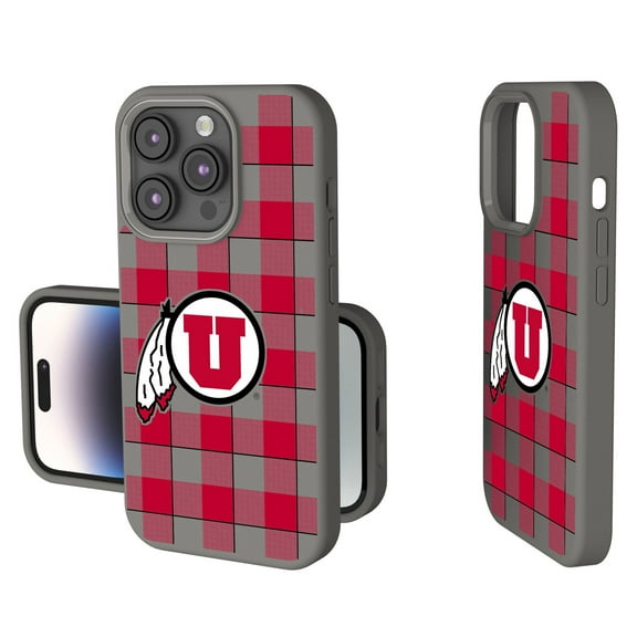 Keyscaper Utah Utes Plaid Soft Touch iPhone Case