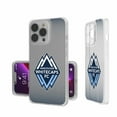thumbnail image 1 of Keyscaper Vancouver Whitecaps FC Linen Logo iPhone Clear Case, 1 of 1