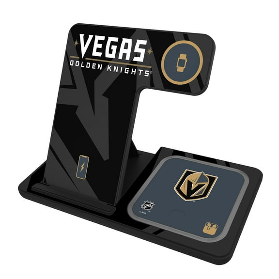 Keyscaper Vegas Golden Knights 3-In-1 Wireless Charger