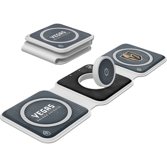 Keyscaper Vegas Golden Knights 3-in-1 Foldable Charger