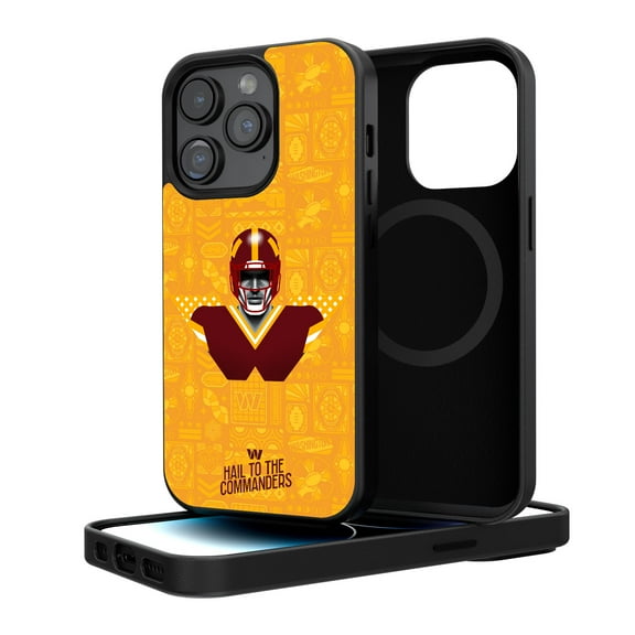 Keyscaper Washington Commanders iPhone Magnetic Bump Case