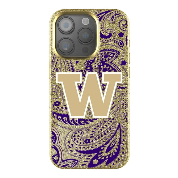 Keyscaper Washington Huskies Paisley Bling iPhone Case