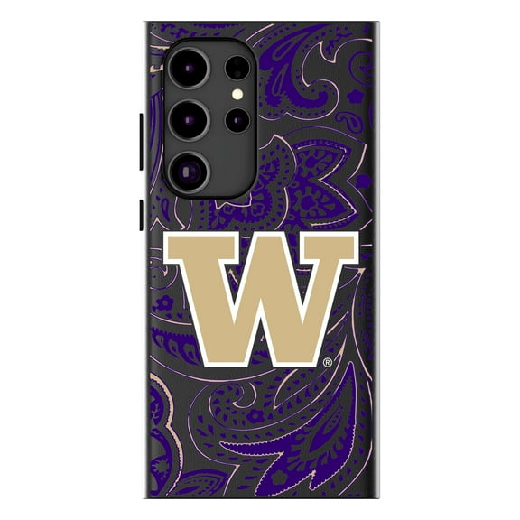 Keyscaper Washington Huskies Paisley Galaxy Magnetic Bump Case