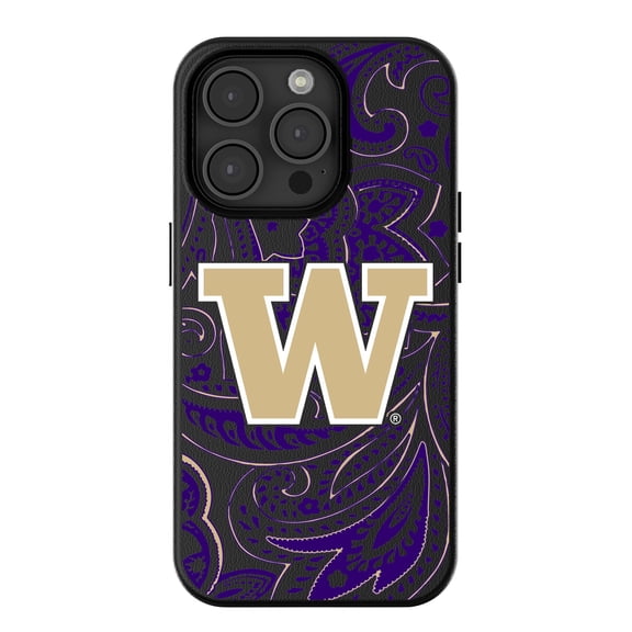 Keyscaper Washington Huskies Paisley iPhone Magnetic Bump Case