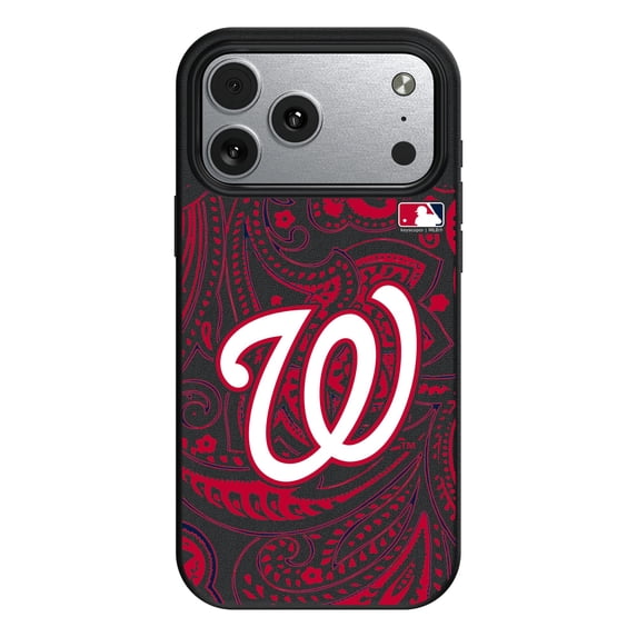 Keyscaper Washington Nationals Paisley iPhone Magnetic Bump Case