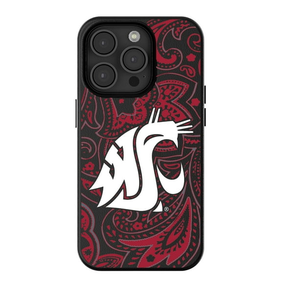 Keyscaper Washington State Cougars Paisley iPhone Magnetic Bump Case