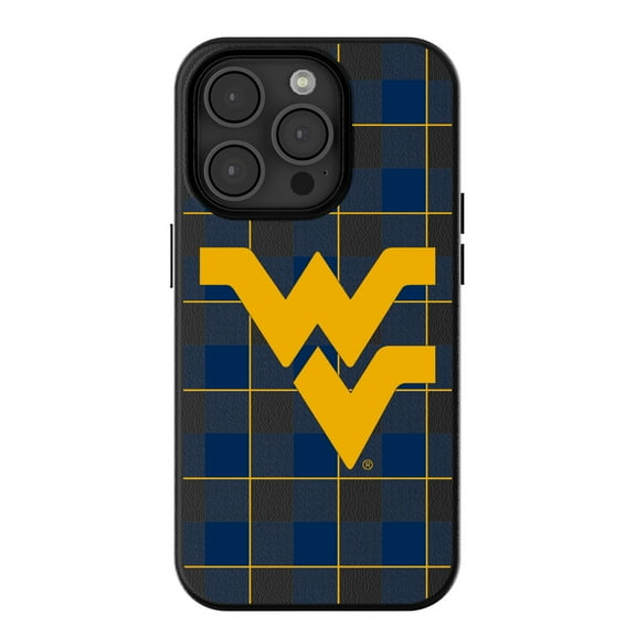Keyscaper West Virginia Mountaineers Plaid Magnetic Bump iPhone Case