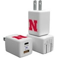thumbnail image 1 of Keyscaper White Nebraska Huskers USB A/C Charger, 1 of 1