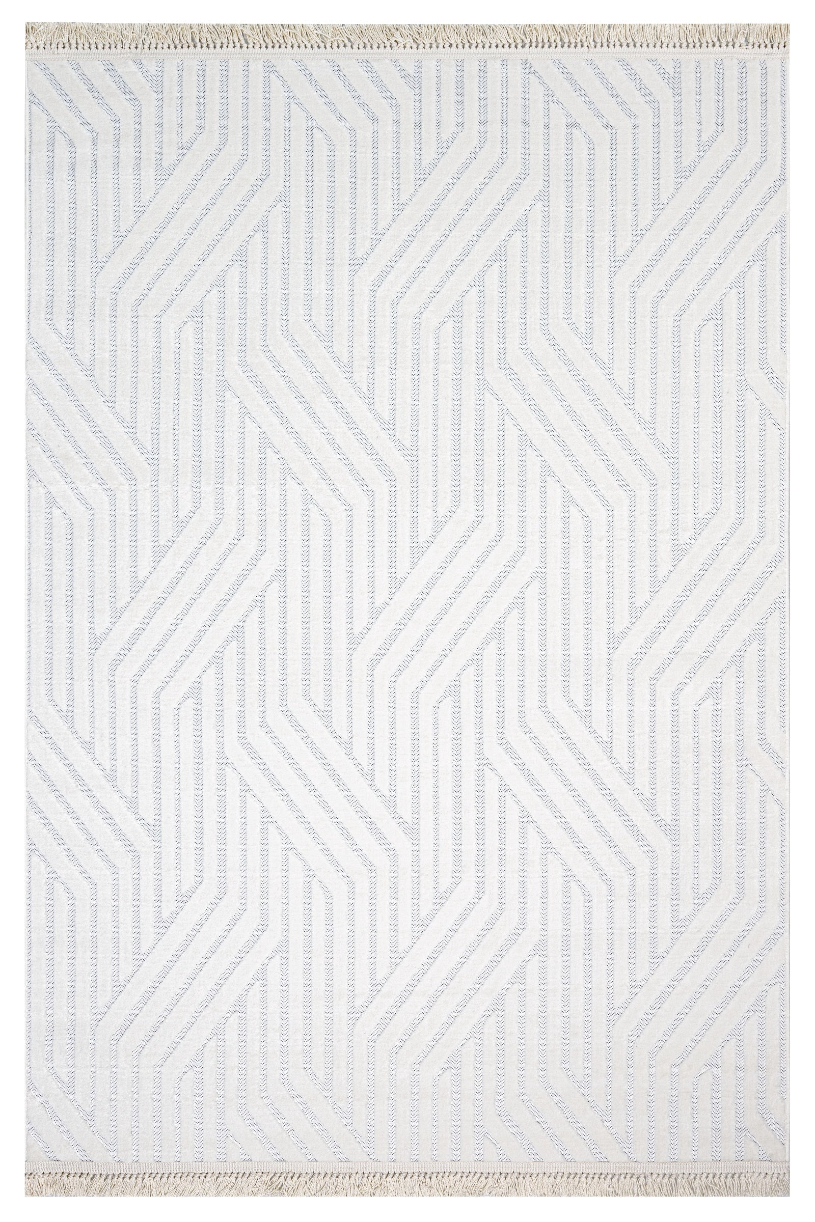 Keysha White Area Rugs for Living Room Washable Rugs Boho Moroccan Area ...