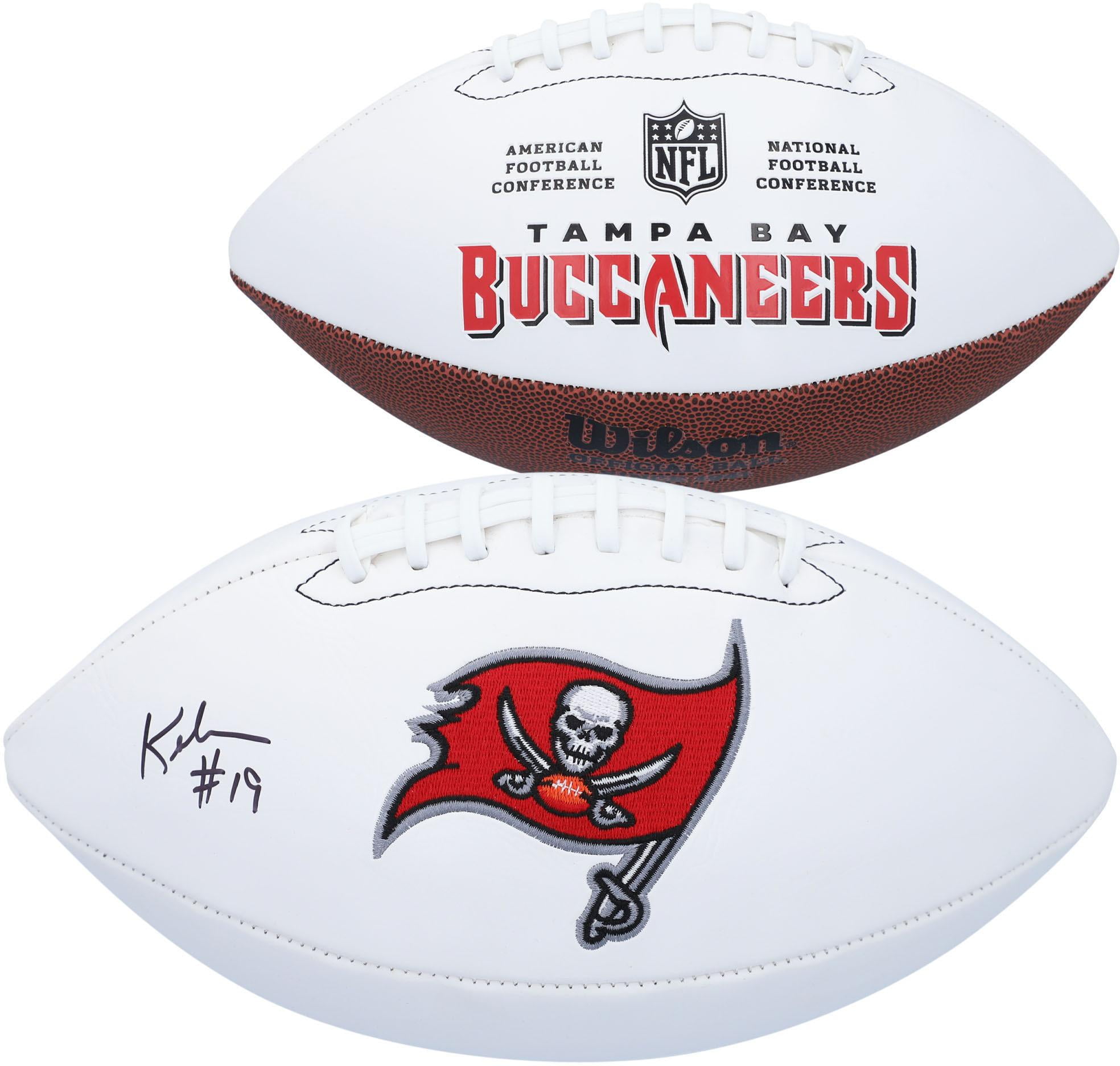 Keyshawn Johnson Tampa Bay Buccaneers Autographed Wilson White Panel Football - Fanatics Authentic Certified