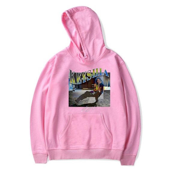 Keyshia Cole Blue & Yellow Hoodies Merch Popular Graphics Print Unisex Trendy Casual Streetwear