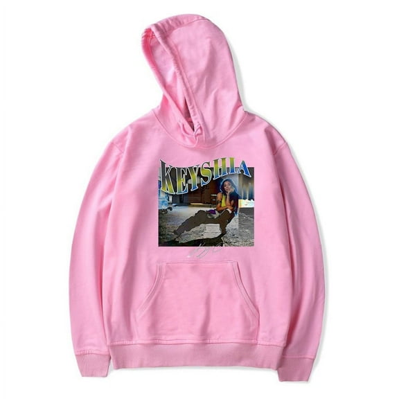 Keyshia Cole Blue & Yellow Hoodies Merch Popular Graphics Print Unisex Trendy Casual Streetwear