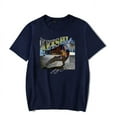 thumbnail image 1 of Keyshia Cole Blue & Yellow Merch pop graphics print Crewneck Unisex Trend Casual Short Sleeve Top, 1 of 2