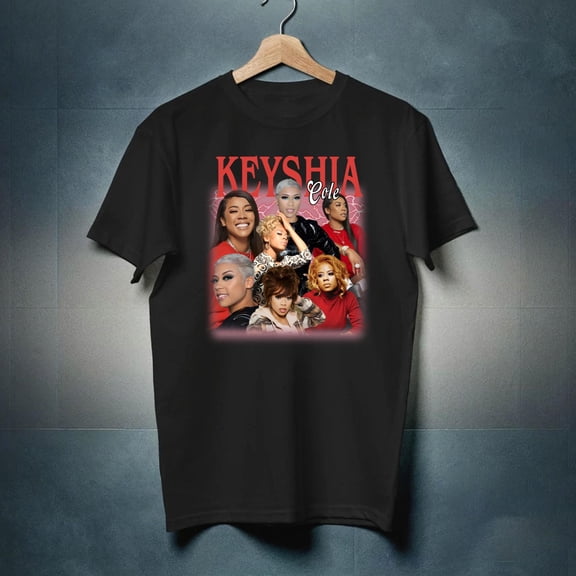 Keyshia Cole Iconic Singer Collage Graphic T-Shirt Unisex All Size-TH36018