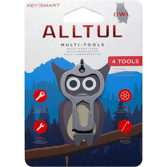 Keysmart Alltul Animal Series Stainless Steel Multi-Tool - Owl