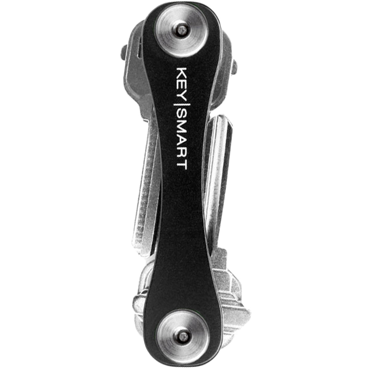 KeySmart Compact Key Holder with Expansion Pack (Black, new