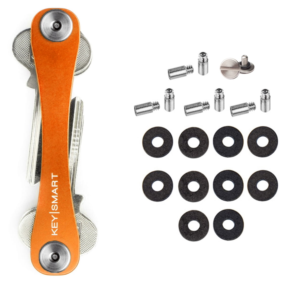 Keysmart Extended Key Holder w/ Expansion Pack (228 Keys) Orange