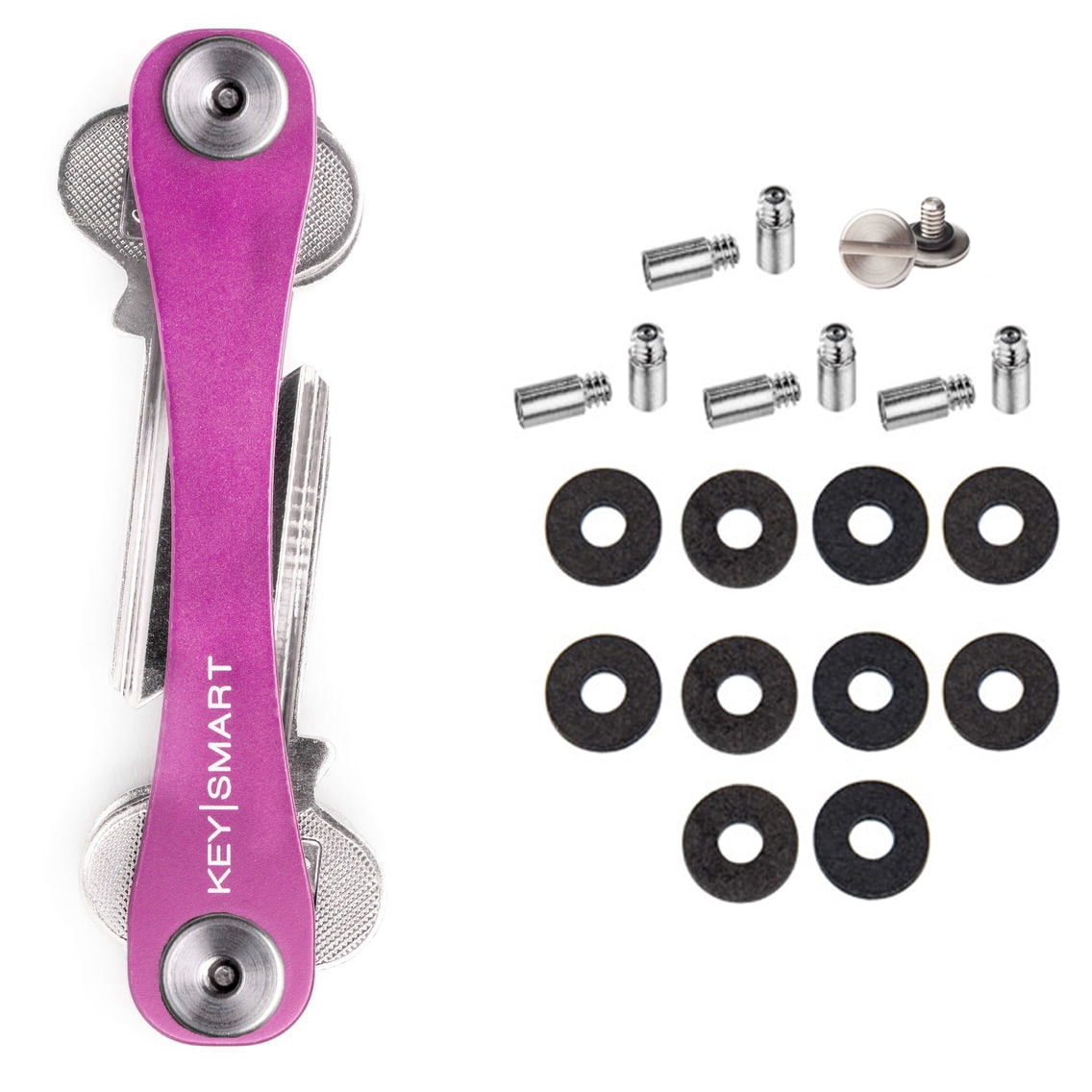 Key Smart Neues Modell Pink Schlüssel Etui • Organizer • Anhänger • KeySmart