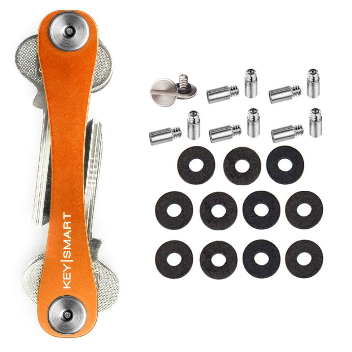 Keysmart Extended Key Holder w/ Expansion Pack (234 Keys) Orange