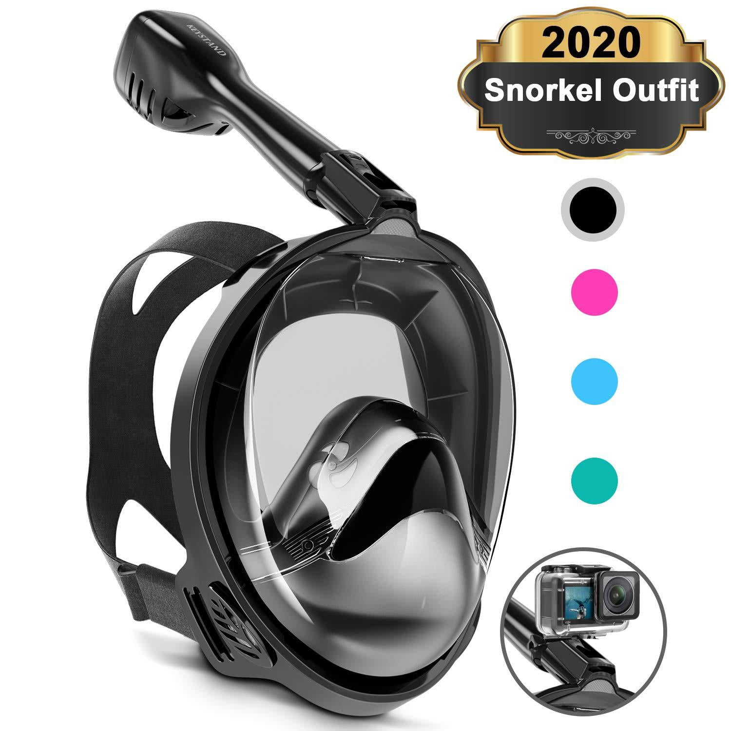Key Hole Mask Keystand Full Face Snorkel Mask,Breathing Mechanism Snorkeling Masks ...