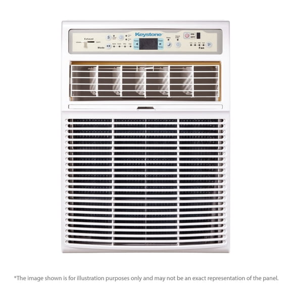 Keystone New 10,000 BTU 450 Sq Ft Slider/Casement Window Air Conditioner, White