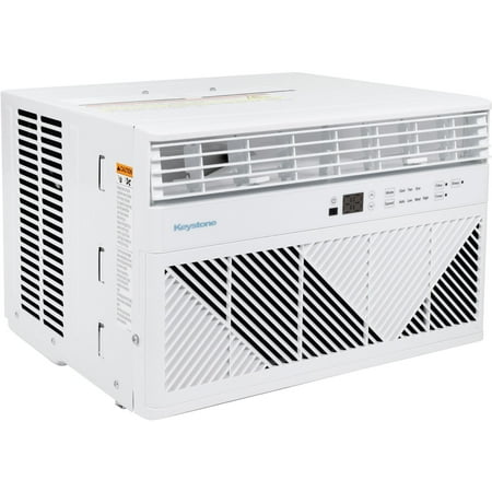 Keystone - 10,000 BTU Window Mounted Air Conditioner with Remote Control - white