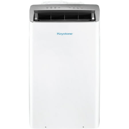 Keystone - 12,000 BTU ASHRAE/10,000 BTU DOE Portable Inverter Air Conditioner with Remote Control - White