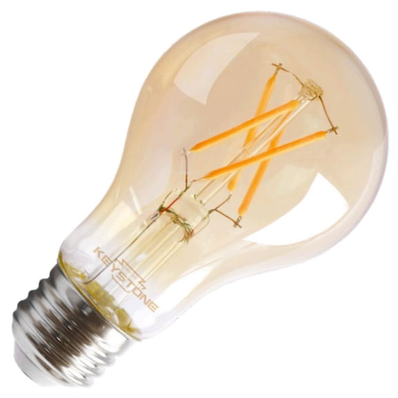 Keystone 12988 - KT-LED5FA19-E26-822-A Victorian Style Antique Filament LED Light Bulb