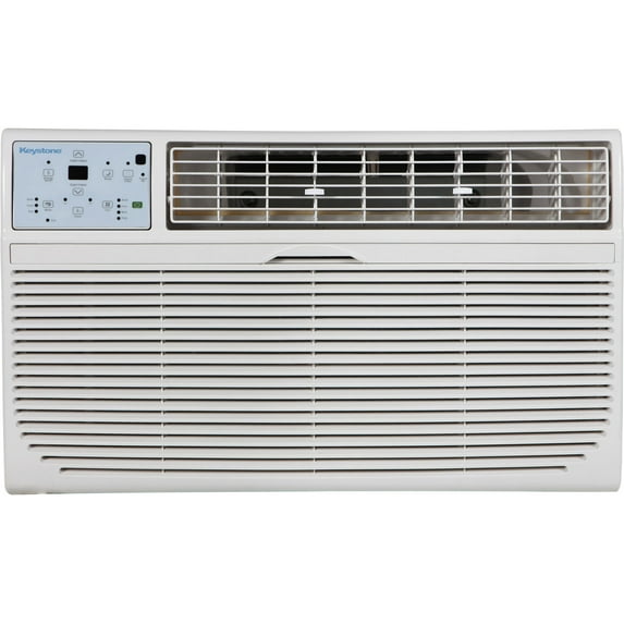 Keystone 14,000 BTU 230-Volt Through-the-Wall Air Conditioner with Remote, White, KSTAT14-2C