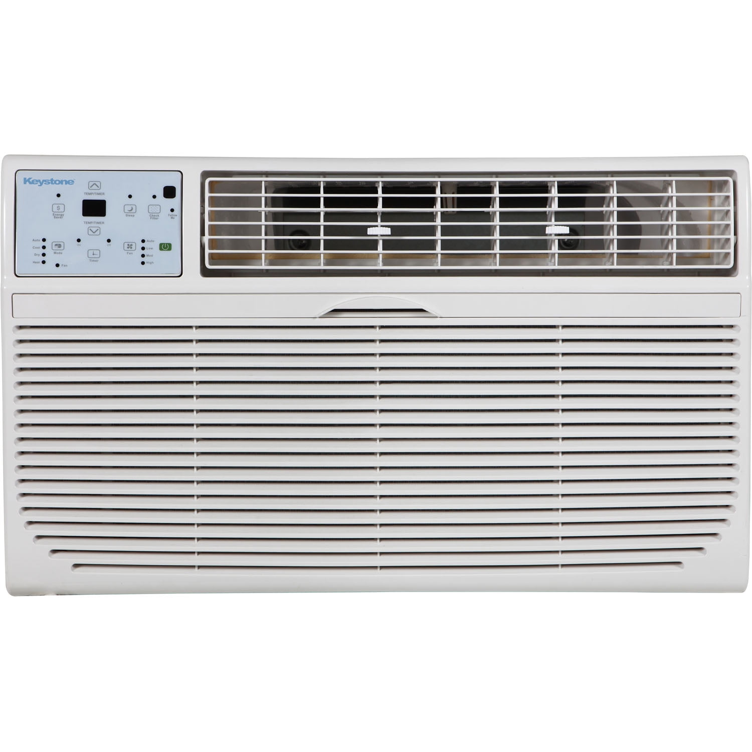 Keystone 14,000-BTU 230V Through-the-Wall Air Conditioner w 10,600-BTU Supplemental Heat Capability