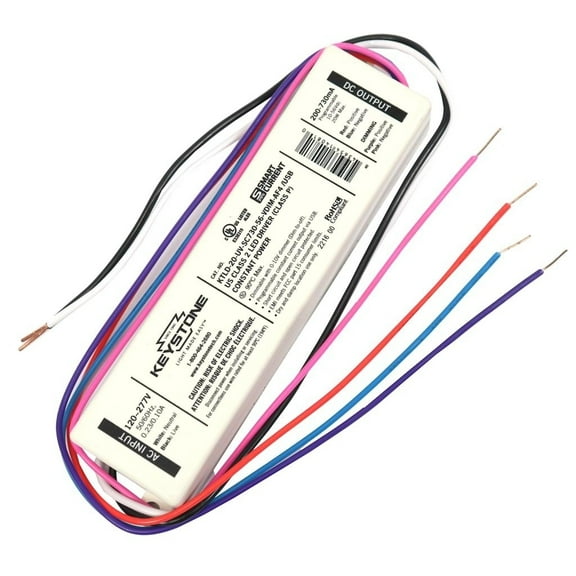 Keystone 14080 - 12 watt 120/277 volt Smart Current Constant Current (KTLD-12-UV-SC500-56-VDIM-AF1 /USB)