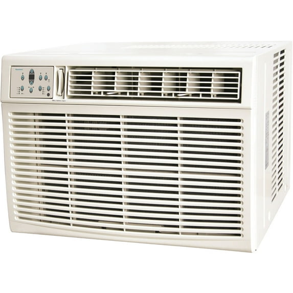 Keystone 18,000 BTU 230-Volt Window Air Conditioner with Heater, White, KSTHW18A