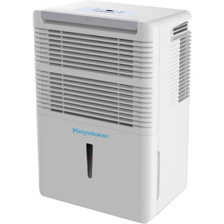 Keystone - 35 Pint Dehumidifier with Electronic Controls - White