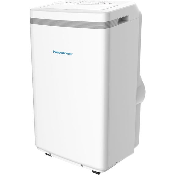 Keystone 5,000 BTU (8,000 BTU ASHRAE) 115-Volt Portable Air Conditioner with Remote, White, KSTAP08MFC