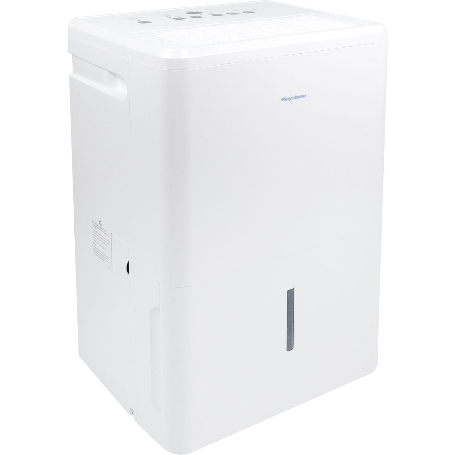 Keystone 50-Pint White Portable Dehumidifier with Energy Star