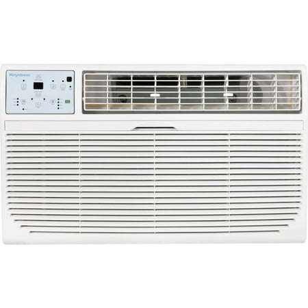 Keystone - 350 Sq. Ft. Through-the-Wall Air Conditioner and 350 Sq. Ft. Heater - White