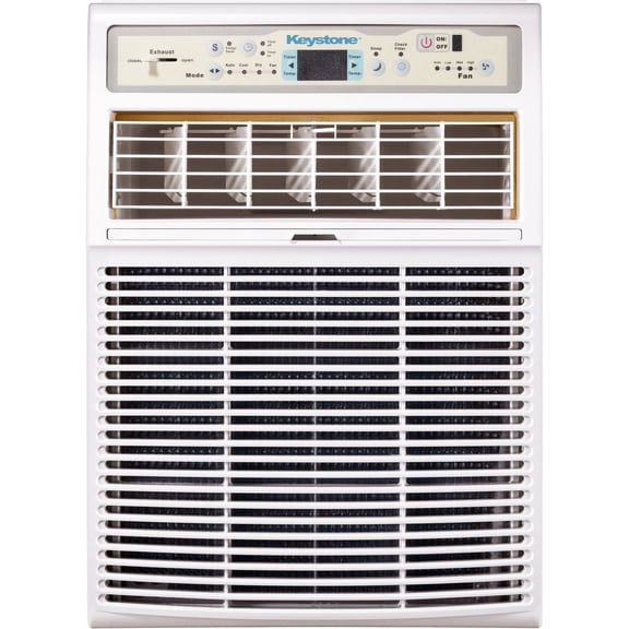 Keystone New 8,000 BTU 350 Sq Ft Slider/Casement Window Air Conditioner, White
