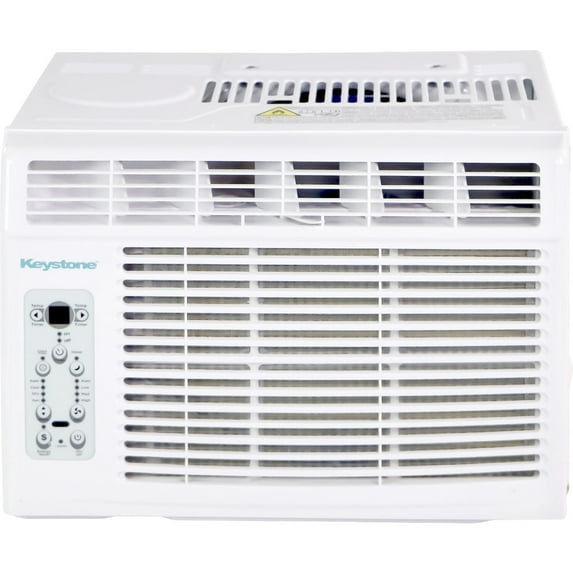 Keystone 8,000 BTU 350 Sq. ft 115-Volt Window Air Conditioner, White, KSTAW08BE