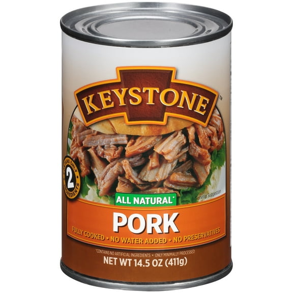 Keystone All Natural Pork 14.5 oz. Can