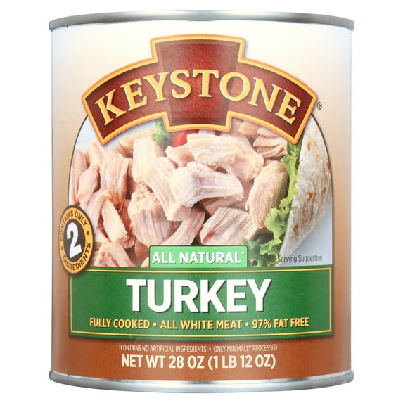 Keystone All Natural Turkey, 28 oz Can