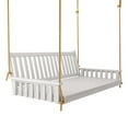 thumbnail image 1 of Keystone Amish Co. 4 Foot Franklin Porch Swing Bed with Ropes, White Paint, 1 of 5