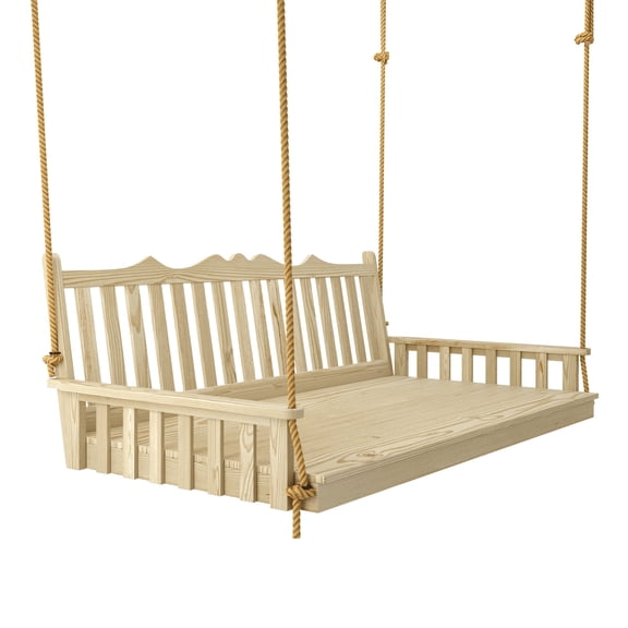 Keystone Amish Co. 4 Foot York Porch Swing Bed, Unfinished