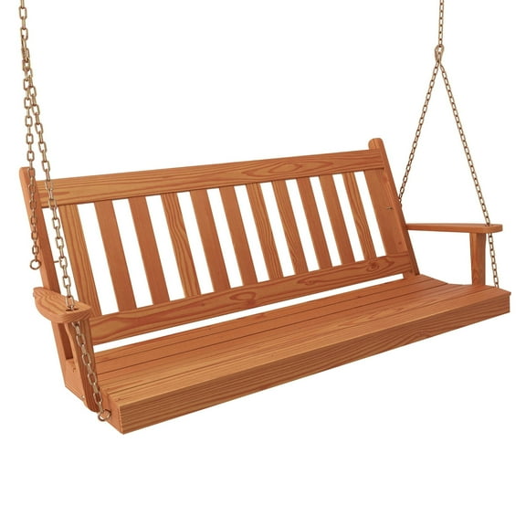Keystone Amish Co. 5 Foot Franklin Porch Swing, Cedar Stain