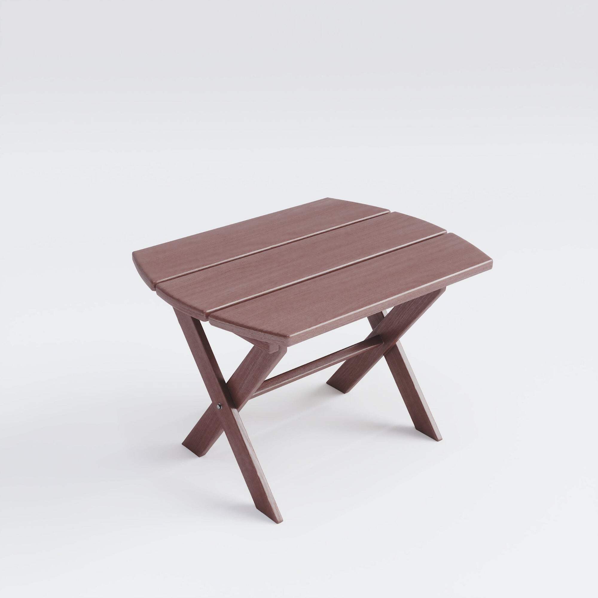 Keystone Rv Table Keystone Amish Co. Poly Composite Folding Outdoor Table in Tudor Brown ...