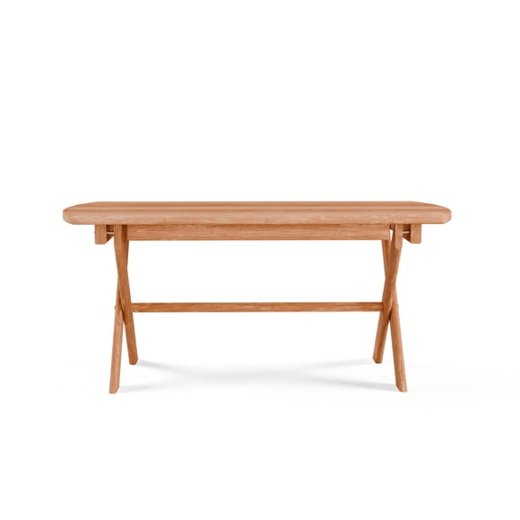 Keystone Amish Co. Folding Oval Red Cedar Coffee Table, Unfinished