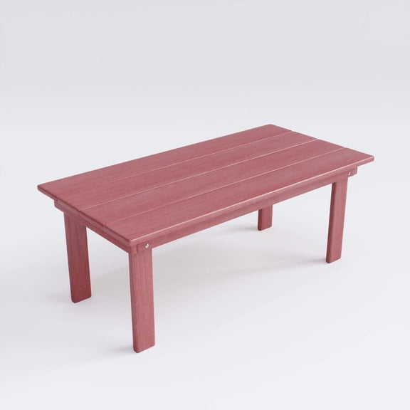 Keystone Amish Co. Herrington Composite Coffee Table, Rectangle, Cherry Wood