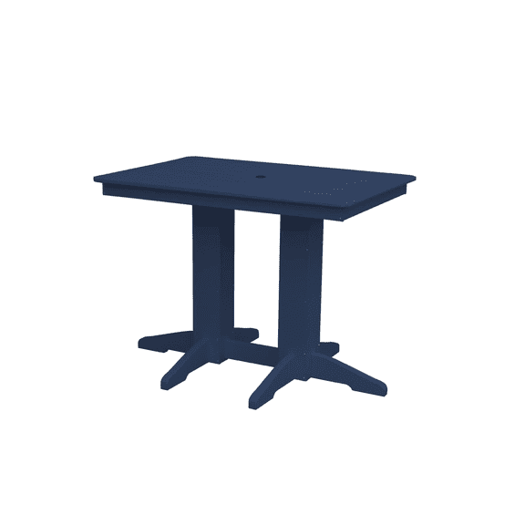 Keystone Amish Co. Poly Composite Counter Table, 4-Foot, Patriot Blue