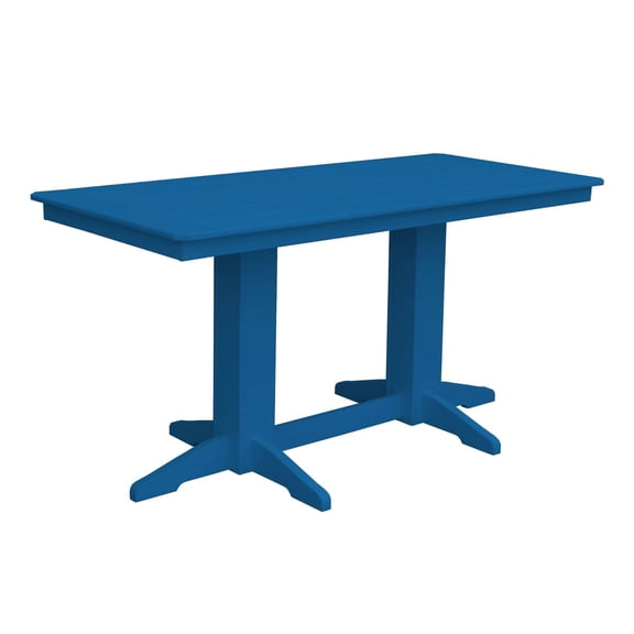 Keystone Amish Co. Poly Composite Counter Table, 6-Foot, Blue