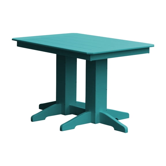 Keystone Amish Co. Poly Composite Dining Table, 4-Foot, Aruba