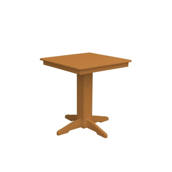 Keystone Amish Co. Poly Composite Square Counter Table, 33 in., Cedar